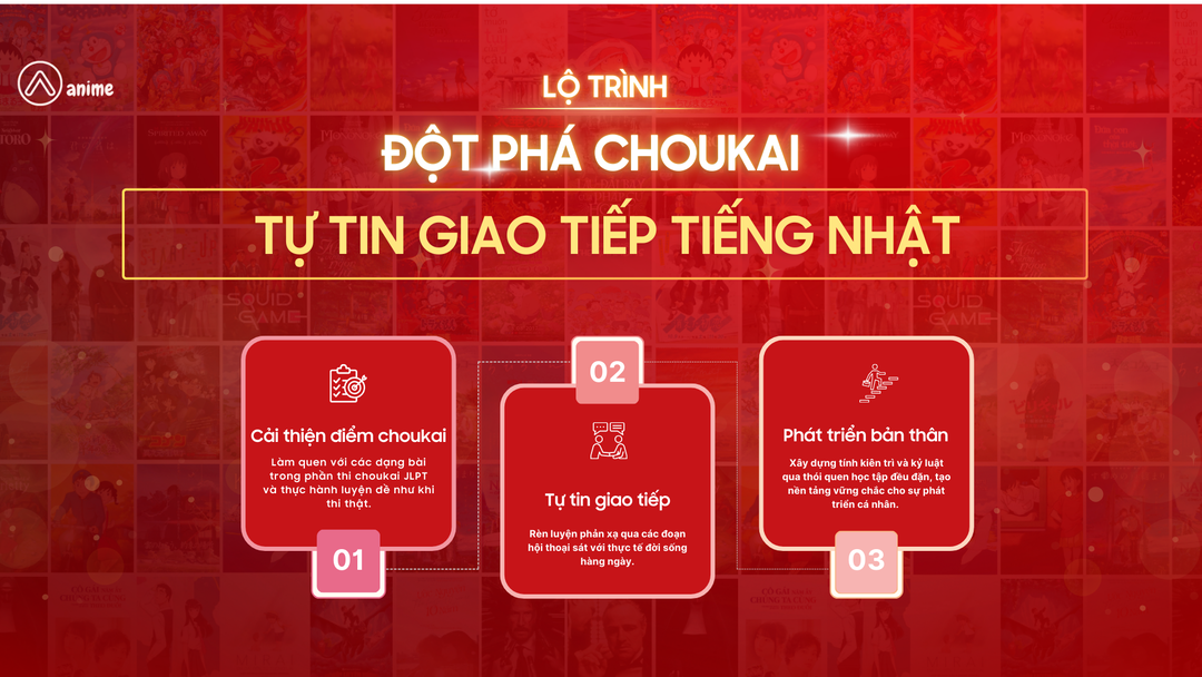 LỘ TRÌNH ĐỘT PHÁ CHOUKAI - TỰ TIN GIAO TIẾP TIẾNG NHẬT